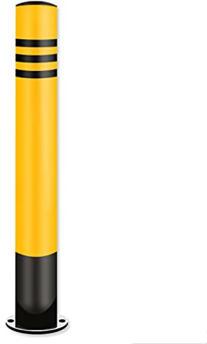 Paletto di parcheggio per Costruzione Cono Stradale Stanchion Paletto di Sicurezza per vialetto Paletto con Nastro Riflettente Paletto di parcheggio di Sicurezza Giallo per Aree sensibili al Traffic