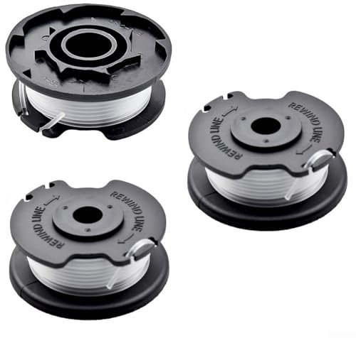3 Stück Spulenschnur Ersatzteil für Einhell Rasentrimmer Freischneider GE-CT 18/28 Li, 1,6 mm x 5 m Nylonfaden
