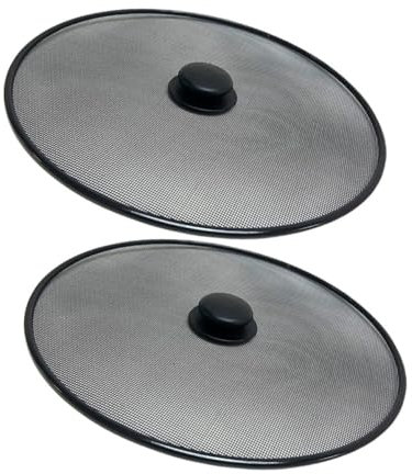 TOPBATHY 2piezas Antisalpicaduras Inoxidable Protectores Para Sartenes Protector Antisalpicaduras De Grasa Fácil De Usar