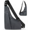 WUFANC Umhängetasche Herren Anti Diebstahl, Brusttasche Herren Outdoor Sport, Sling Bag Herren Klein und Kompakt, Wasserdicht Schultertasche mit Verstellbarem Riemen, fur Reisen Wandern Joggen