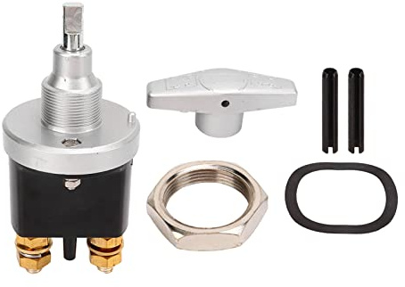 Coupe-batterie 12V 500A étanche IP65 boîtier métal robuste anti-corrosion pour Camping-car Yacht Camion Voiture Bateau usage extérieur sécurisé