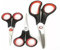 V-VAPE Set of 3 Set Comfort Grip Handle Kitchen Scissors with Stainless Steel Blades