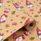 43 cm x 15 m Weihnachtsgeschenkpapierrolle, wiederverwendbar, bedruckt mit verschiedenen Mustern, Geschenkpapier, geeignet für Weihnachten, Hochzeiten, Geburtstage und Partydekorationen