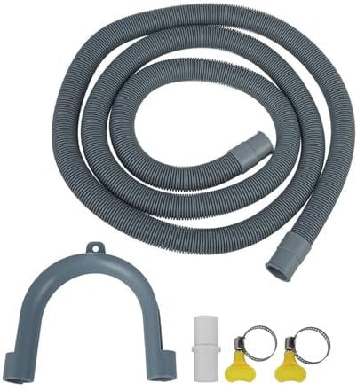 Drain Hose Extension Pipe Kit 6.6FT Replacement Drain Hose For Washing Machine Washer Dryer Dishwasher & Other Applications
