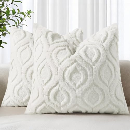 Boho Kissenbezug 40x40 cm,2er Set Dekokissen Kissenhülle,Samt Kissenhülle Kissenbezug,Samt Dekorative Zierkissenhülle,Super Weich Kissenbezüge Decor,für Sofa Couch Schlafzimmer Wohnzimmer