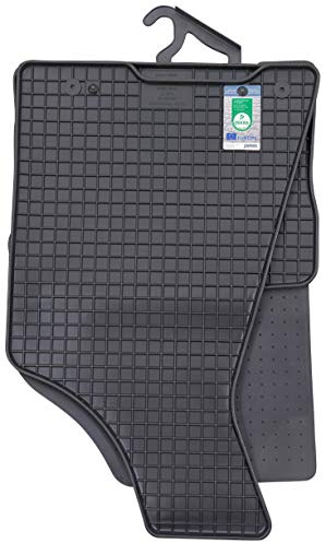 PETEX passgenaue Gummimatten schwarz 4-teilig