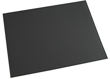 Läufer 40659 Durella Schreibtischunterlage, 52x65 cm, graphit, rutschfeste Schreibunterlage für hohen Schreibkomfort, abwischbar