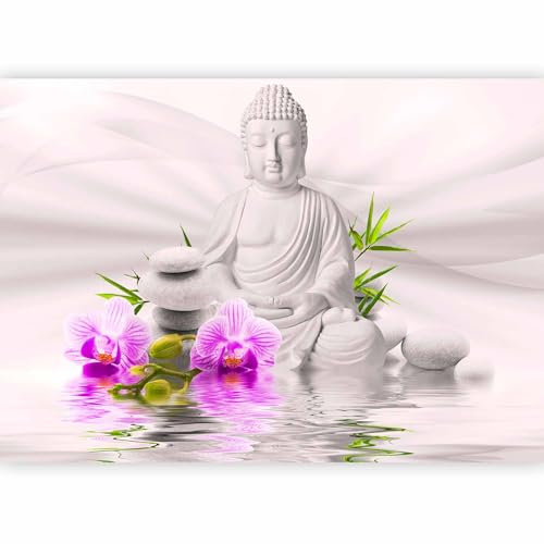 Papier peint murando intissé 350x256 cm Décoration Murale XXL Poster Tableaux Muraux Tapisserie Photo Trompe l'oeilTableaux muraux déco XXL Bouddha b-A-0011-a-c
