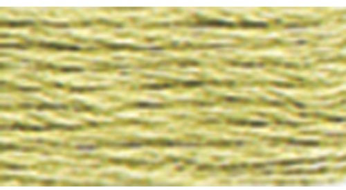 DMC 117–3013 Stickgarn aus Baumwolle, 6 Stränge, Helles Khaki-Grün, 8 m