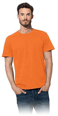 Stedman Apparel Men's Classic/St2000 T Shirt, Orange, S UK