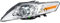 HELLA 1ZL 010 541-051 Halogen/DE-Hauptscheinwerfer- ECE - für Rechtsverkehr - vorne links