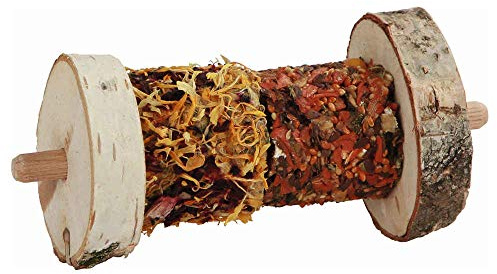 Kerbl Native Snacks - Rollbuffet auf Holzspieß, 11 x Ø 6 cm