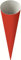 Heyda Schultüte Rohling 70cm,VE=10 (rot)