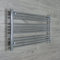 companyblue 1000mm wide x 600mm high Heated Towel Rail Straight Flat Chrome Bathroom Warmer Radiator Rack Central Heating