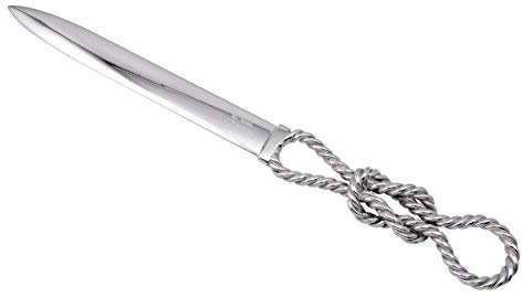 Arfasatti 925 Sterling Silber Brieföffner Meeres Knot Groß Made in Italy