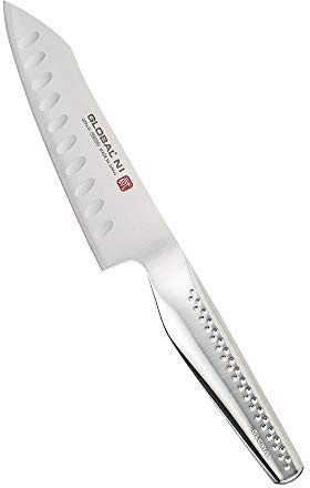 Global NI Range Fluted 14cm Vegetable Knife, CROMOVA 18 Stainless Steel, GNM-01