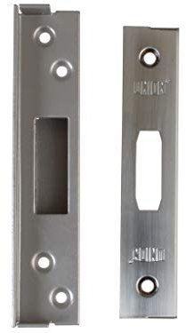 Union Locks Strongbolt 2100 Mortice Deadlock Rebate Kit 13mm - Satin Chrome (Boxed)