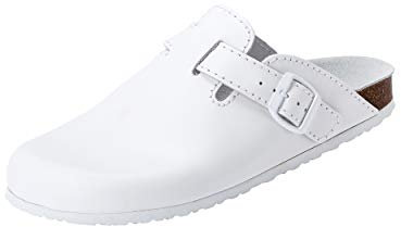 CLINIC DRESS Clog - Clogs Damen Herren Clogs Unisex Schuhe für Ärzte, Krankenschwestern, Krankenpfleger oder Pflegekräfte weiß, 39