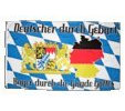 Flagge Deutschland Bayer durch die Gnade Gottes - 90 x 150 cm