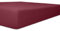 Kneer Spannbetttuch, Baumwoll-Mischgewebe, Burgund, 90 cm x 190 cm