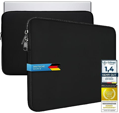 Funda Protectora Universal de Neopreno para portátil (de 15 a 15,6 Pulgadas) & MacBook (15,4 Pulgadas) Negro
