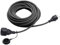 Meister 7435720 - Alargador de cables (25 m), color: negro