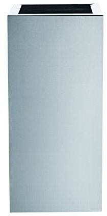 Hobby Flower Steel Brillo Blumentopf, quadratisch, mit Selbstbewässerungssystem, 35 x 35 x 90 cm