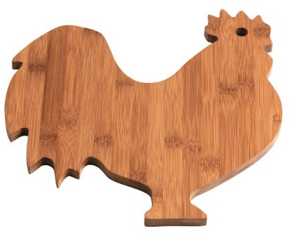 Premier Housewares Bamboo Rooster Chopping Board