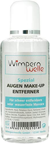Wimpernwelle Augen Make-Up Entferner für schwer entfernbare o. wasserfeste Mascara, 50ml