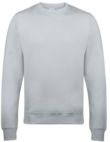 Just Hoods by AWDis Women's Sweat Long Sleeve Sweatshirt, Gray (Heather), Large