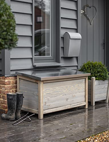 Garden Trading Aldsworth Outdoor Storage Box, Large - Spruce