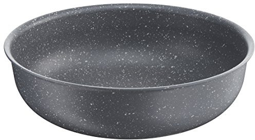 Lagostina Ingenio Induction Wok Aluminium Antiadhésif Effet Pierre 28 cm