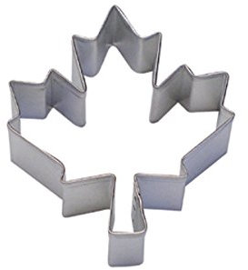 CybrTrayd RM-1289 R&M Emporte-pièce Motif feuille d'érable du Canada 3 cm, acier métallique