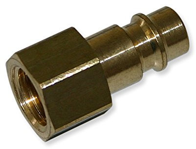 WilTec Adaptateur aérographe – 12,91 mm (1/4) Filetage Femelle – avec Raccord Rapide 12 mm – Raccord air comprimé pour systèmes Airbrush