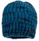 maximo Jungen Mütze mit Rippstruktur, Gr. 51/53 cm, Blau (blaumeliert 44)