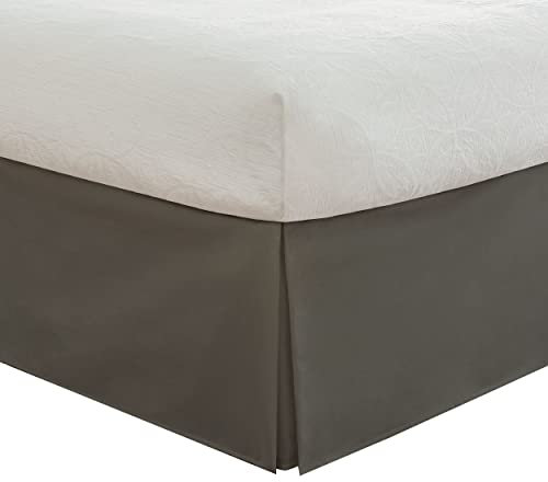 TodaysHome D'Aujourd 'Hui en Microfibre de Home Basic sur Mesure Oreiller avec Bride 5,1 cm 2, Gris, Queen Size