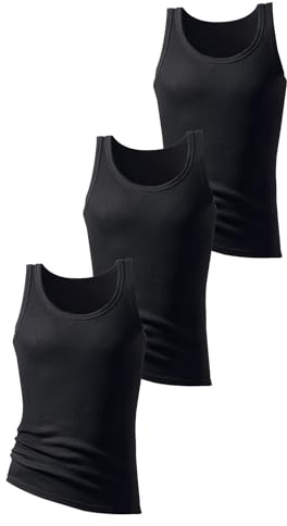 H.I.S Herren Tanktop | Feinripp Tanktops im 3er Pack –