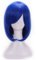 Cosplay Perücke Blau 32cm Kunsthaar Kurzhaar kurze Perücke Bob Perücke Cosplay fuer Party Kostüm Gerade Blau