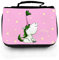 ilka parey wandtattoo-welt® Waschtasche Waschbeutel Kulturbeutel Kosmetiktasche Reisewaschtasche Einhorn pink grün mit Schmetterling und Wunschnamen wt149
