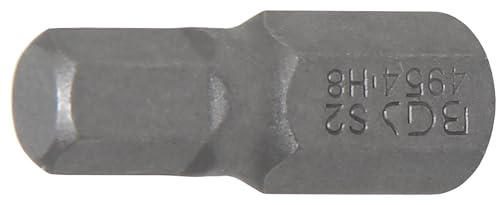 BGS 4954 | Bit | Außensechskant 10 mm (3/8) | Innensechskant 8 mm | Länge 30 mm | Chrom-Vanadium-Stahl (S2)