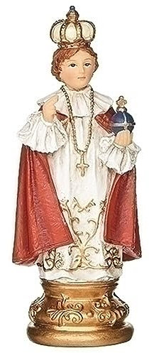 Roman Infant von Prag 3/5,1 cm Joseph Statue Rot