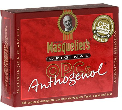 Masquelier's® Original OPCs Anthogenol® 30 Kapseln, 1er Pack (1 x 10 g)