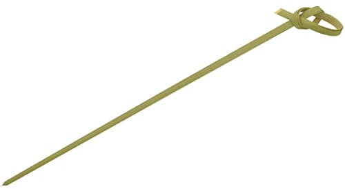 Fackelmann 56646 Grillspieß mit Knoten 15cm 50 Stück aus Bambus, Beige, 15 x 0,1 x 0,1 cm, 50 Einheiten