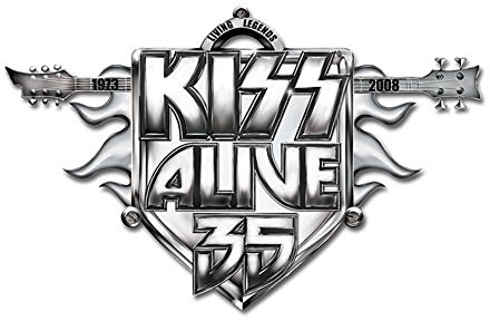 KISS Pin Badge: Alive 35 Tour