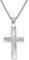 trendor Kinder Halskette mit Kreuz 925 Silber Kinder Halskette Silber, Halskette für Mädchen und Jungen, Silberkette mit Kreuz, Kreuzkette Silber 35868