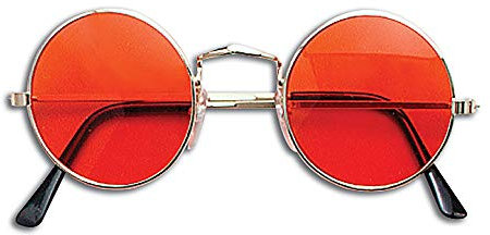 Bristol Novelty BA222 Lennon Brille, Multicoloured