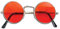 Bristol Novelty BA222 Lunettes John Lennon, Orange