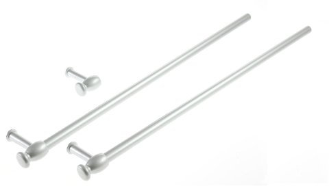 First4Spares Maniglie per porte di tutte le marche di forni, confezione da 2, colore: Argento