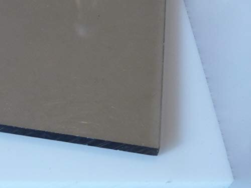 Polycarbonat Platte 1000 x 600 x 3 mm bronze (braun) 50% Lichtdurchlässigkeit Zuschnitt alt-intech®