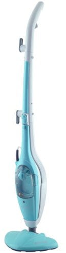 H.Koenig ECO420 Scopa Elettrica a Vapore, Manico Removibile, Blu